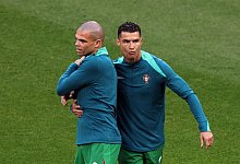 Pepe und Ronaldo - Jan Woitas/dpa