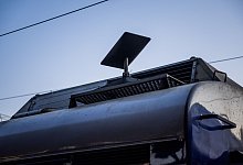 Starlink-Antenne - Christoph Soeder/dpa-ENR-Pool/dpa