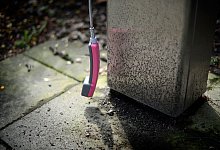 An einer Telefons&auml;ule h&auml;ngt ein Telefonh&ouml;rer am Kabel herunter. - Volker Hartmann/dpa/dpa-tmn