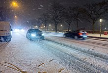 Winterwetter in Hamburg - Bodo Marks/dpa