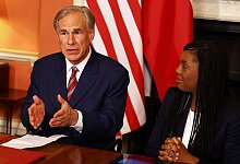 US-Gouverneur Abbott - Peter Nicholls/Pool Getty Images Europe/AP/dpa