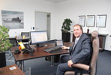 Andreas Fritsch, Niederlassungsleiter der Spedition Dachser in Lockhausen - Stefan Backe