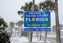 Schnee in Florida - K&auml;ltetote in Texas - Luis Santana/Tampa Bay Times/ZUMA Press Wire/dpa