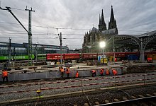 Sperrung Hauptbahnhof Köln - Henning Kaiser/dpa
