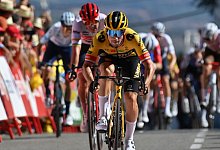 Setzte sich auf der vierten Etappe der Vuelta durch: Primoz Roglic. - David Stockman/BELGA/dpa