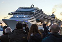 MSC Kreuzfahrtschiffe - Foto: Christophe Gateau/dpa