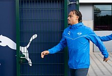 Vor dem Spiel RB Leipzig - FC Liverpool - Hendrik Schmidt/dpa