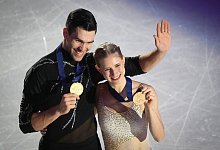 Nikita Wolodin und Minerva Hase - Sergei Grits/AP/dpa