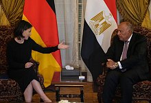 Baerbock in Kairo - Amr Nabil/AP/dpa