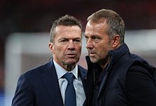 Lothar Matth&auml;us und Hansi Flick - Christian Charisius/dpa