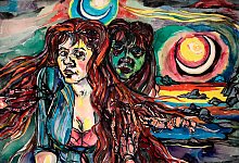 bettina-1960-doppeltes-selbstbildnis-in-norwegen - Bettina Heinen-Ayech Foundation / Daniela Tobias