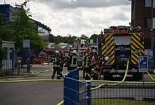 Explosion und Brand in Kempener Chemieunternehmen - Alex Forstreuter/dpa