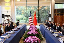 Gespr&auml;che - Leah Millis/Reuters Pool via AP/dpa