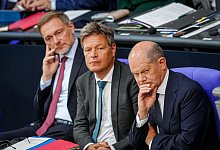 Scholz, Lindner und Habeck - picture alliance/dpa