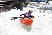 Gewann den Wettbewerb im Einer-Kajak: Ricarda Funk. - Christian Kolbert/Kolbert-Press/dpa