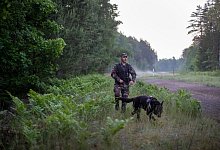 Grenze in Litauen - Foto: Mindaugas Kulbis/AP/dpa