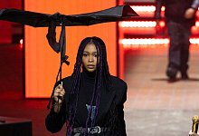 Liliana auf der Berliner Fashion Week bei ihrem Auftritt f&uuml;r "About You". - ProSieben/Richard H&uuml;bner