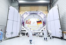 Oberstufe der neuen Tr&auml;gerrakete Ariane 6 - Foto: Frank T. Koch / Hill Media GmbH/Photo/dpa