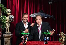 Fototermin mit Oliver Kalkofe und Peter R&uuml;tten - Jens Kalaene/dpa