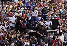 Nach Entführung: Venezuelas Oppositionsführerin Machado frei - Jesus Vargas/dpa
