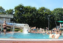 Rutschwettbewerb im Begabad - Carolin Brokmann