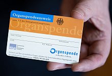 Eine Frau hält einen Organspendeausweis in ihren Händen - Hendrik Schmidt/dpa/dpa-tmn