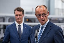 Merz zu Antrittsbesuch in Nordrhein-Westfalen - Guido Kirchner/dpa