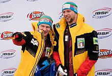 Zweierbob - Julia Demaree Nikhinson/AP/dpa