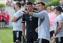 Fussball Testspiel, Sportfreunde Schw&auml;bisch Hall - 1.FC N&uuml;rnberg - 1 - IMAGO/Jan Huebner