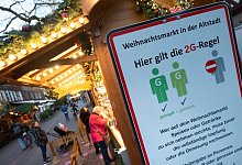 2G-Regel in Hannover - Foto: Julian Stratenschulte/dpa