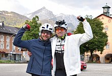 Spenden-Radfahrer - Veronika Veldhuis