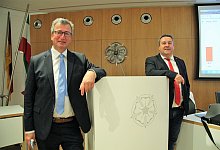 Jens Gnisa und Dr. Axel Lehmann - Dirk Baldus