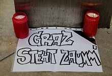 Nach Amoklauf in Graz - Heinz-Peter Bader/AP/dpa