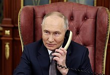 Ukraine-Krieg - Putin bei "Weihnachtsbaum der Wünsche" - Alexander Kazakov/Sputnik/Kremlin Pool/AP/dpa