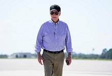 Biden spottet über Trump: «Was stimmt mit dem Typen nicht?» - Manuel Balce Ceneta/APs/dpa