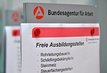 Lehrstellen-Aushang - Foto: Martin Schutt/dpa-Zentralbild/dpa-tmn