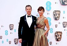 Benedict Cumberbatch und seine Frau Sophie Hunter bei der Gala in London. - Ian West/PA Wire/dpa