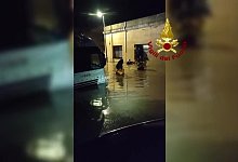 Schwere Regenf&auml;lle auf Elba - Vigili del Fuoco/dpa