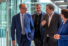 Koalitionsverhandlungen von Union und SPD - Michael Kappeler/dpa