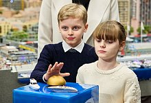 F&uuml;rst Albert II. von Monaco mit Familie in Hamburg - Georg Wendt/dpa