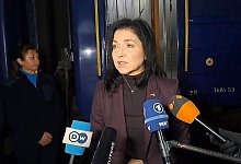 Wirtschaftsministerin Reiche in der Ukraine - Andreas Stein/dpa