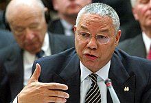 Colin Powell - Foto: Michael Urban/dpa/Pool/dpa