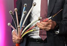 Telekom-Glasfaserausbau - Foto: Stefan Sauer