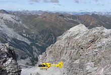 Deutscher Bergsteiger in Südtirol tödlich verunglückt - -/Bergrettung Italien/dpa