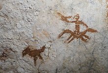 &Auml;lteste H&ouml;hlenkunst der Welt auf Sulawesi - Maxime Aubert/Griffith University/dpa