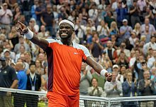 Steht im Halfbinale der US Open: Frances Tiafoe. - Mary Altaffer/AP/dpa