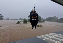 Überschwemmungen in Australien - Sam Halloran via AAP/dpa