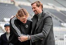 Nick Woltemade und Peter Crouch - News Images/News Images via ZUMA Press Wire/dpa