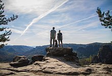 Goldsteinaussicht im Nationalpark S&auml;chsische Schweiz - Vanessa Bieling/TMGS/Vanessa Bieling/TMGS/dpa