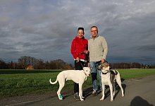 Verletzter Hund nach B&ouml;llern - Anja Hustert